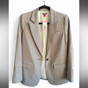 Vince Camuto Checkered Blazer